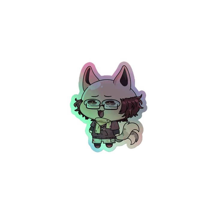 TjEevee Bald Holo Sticker product image (1)