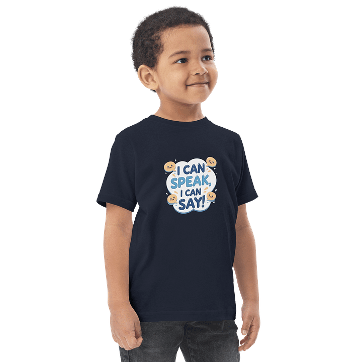I Can Speak, I Can Say Toddler Jersey Tee product image (2)