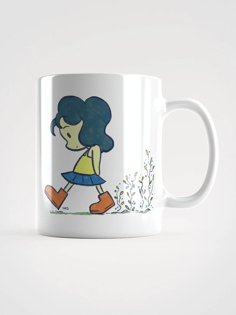 Flower Steps | White Glossy Mug product image (2)