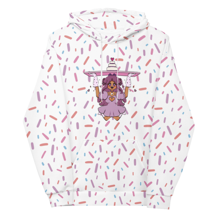Vanilla Sprinkles Hoodie Unisex Sizing product image (2)