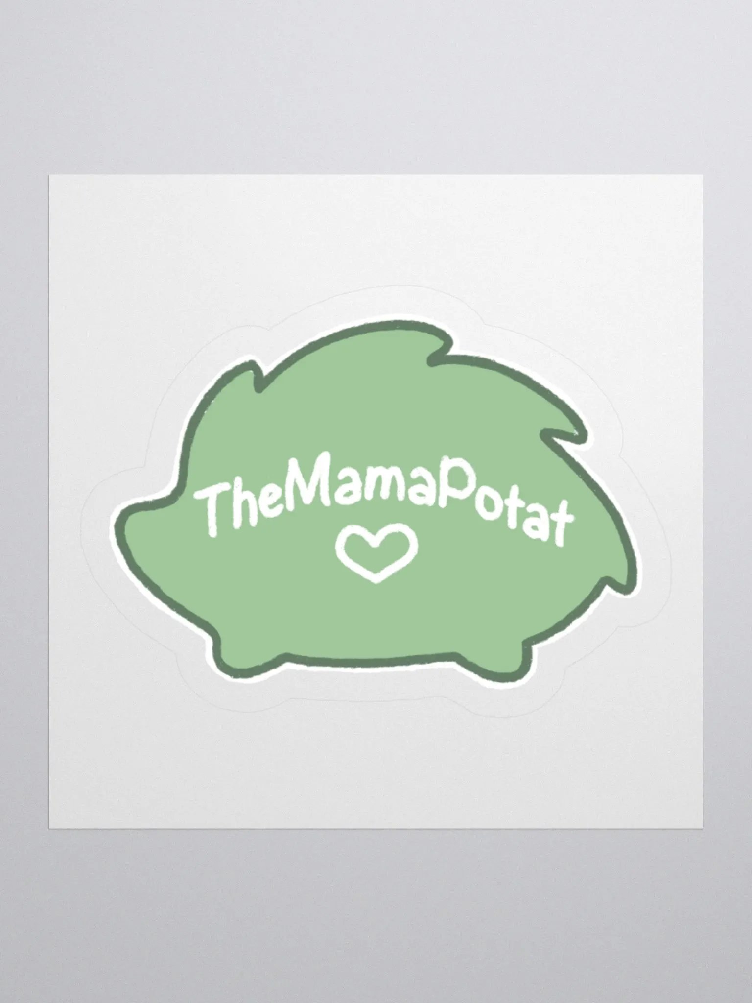 TheMamaPotat Logo Kiss-Cut Sticker product image (1)