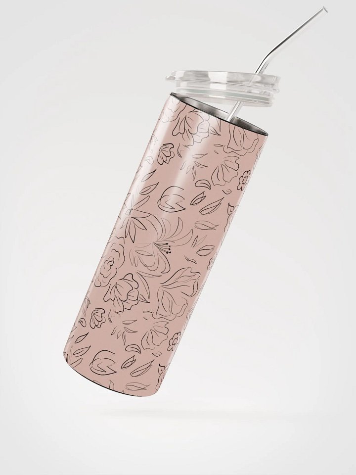 Elegant Floral Stainless Steel Tumbler product image (2)