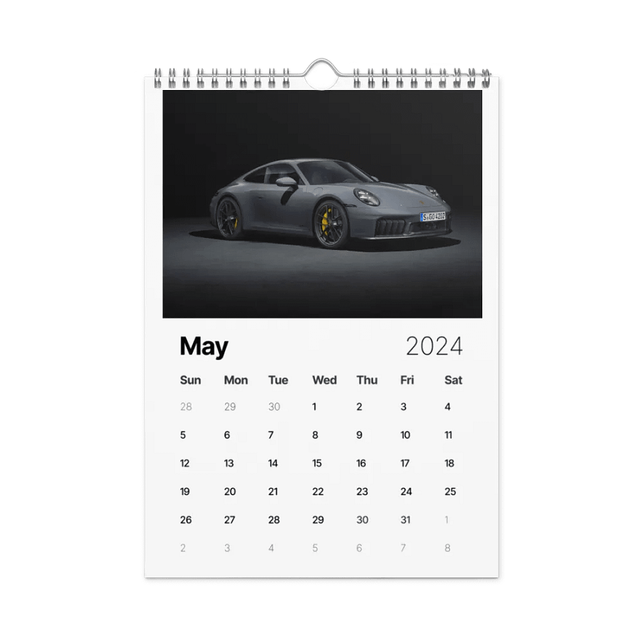 Porsche Rides 2024 Wall Calendar product image (10)