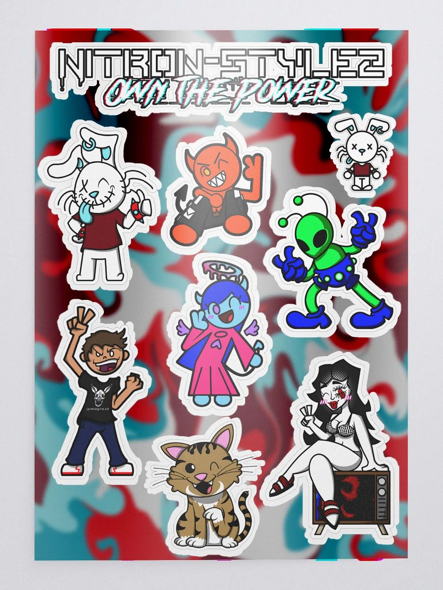 Nitron-Stylez - Character Sticker Sheet product image (1)