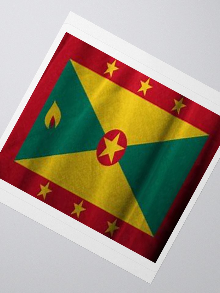 Grenada Flag Sticker | Nutmeg Design | Durable Vinyl | 3 Sizes product image (4)