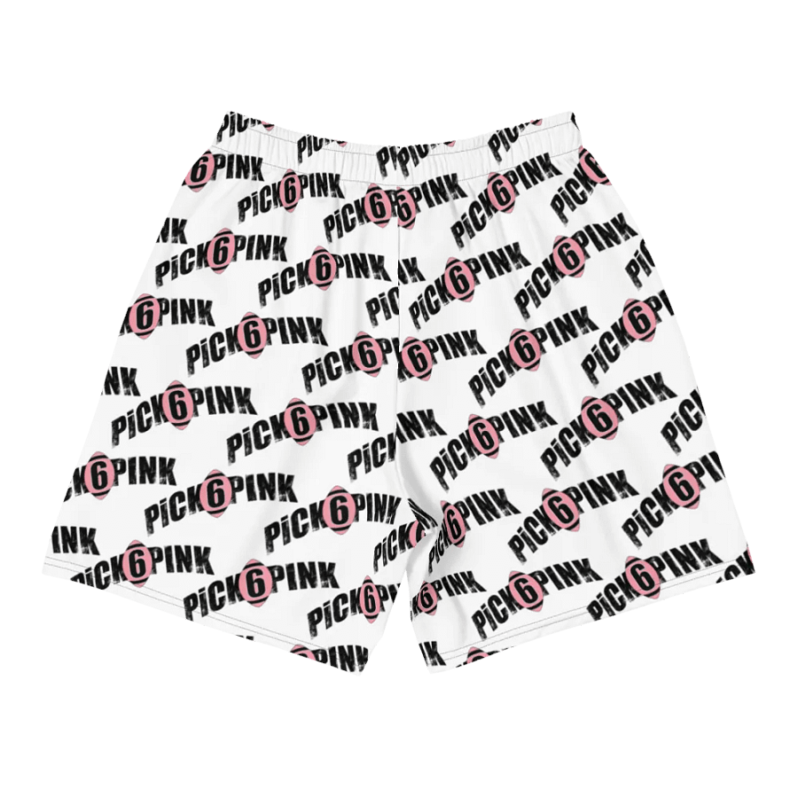 Pick 6 Pink White Athletic Shorts product image (2)
