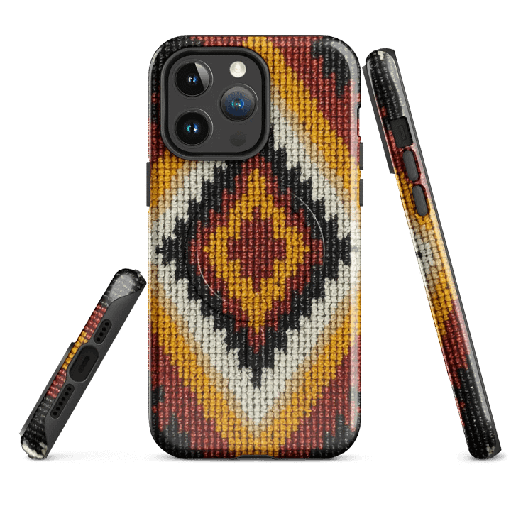 Faux-beaded Diamond Threads iPhone® Case product image (1)