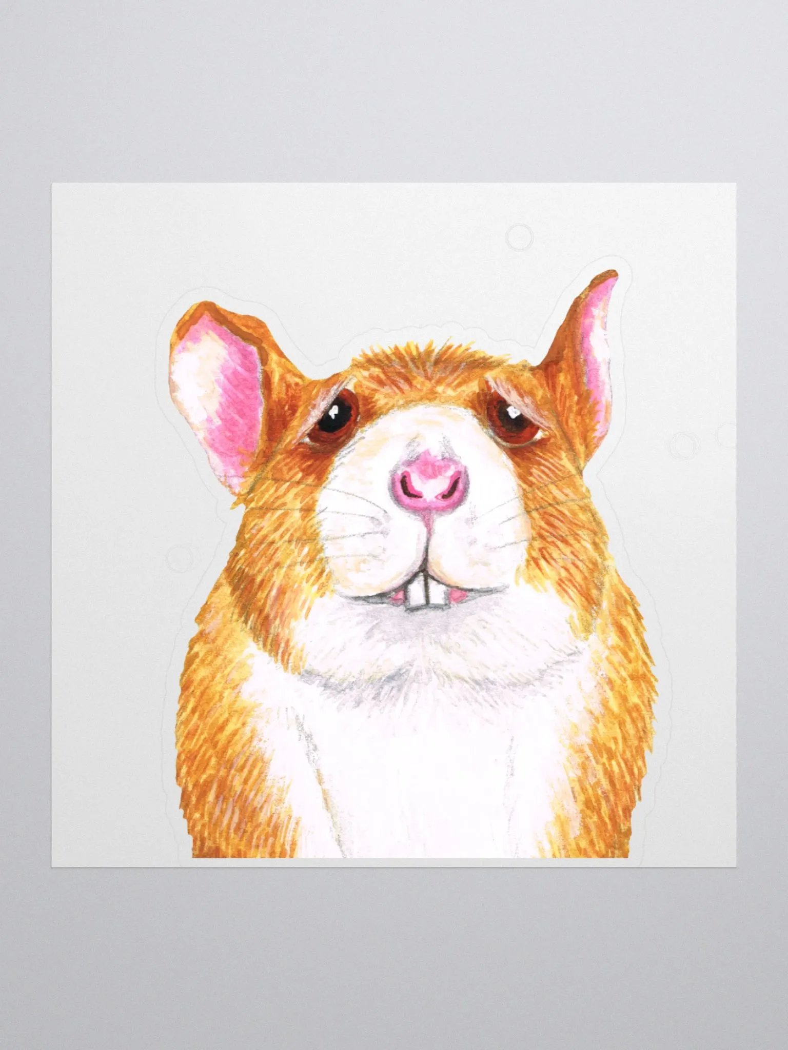 worried rat sticker product image (1)