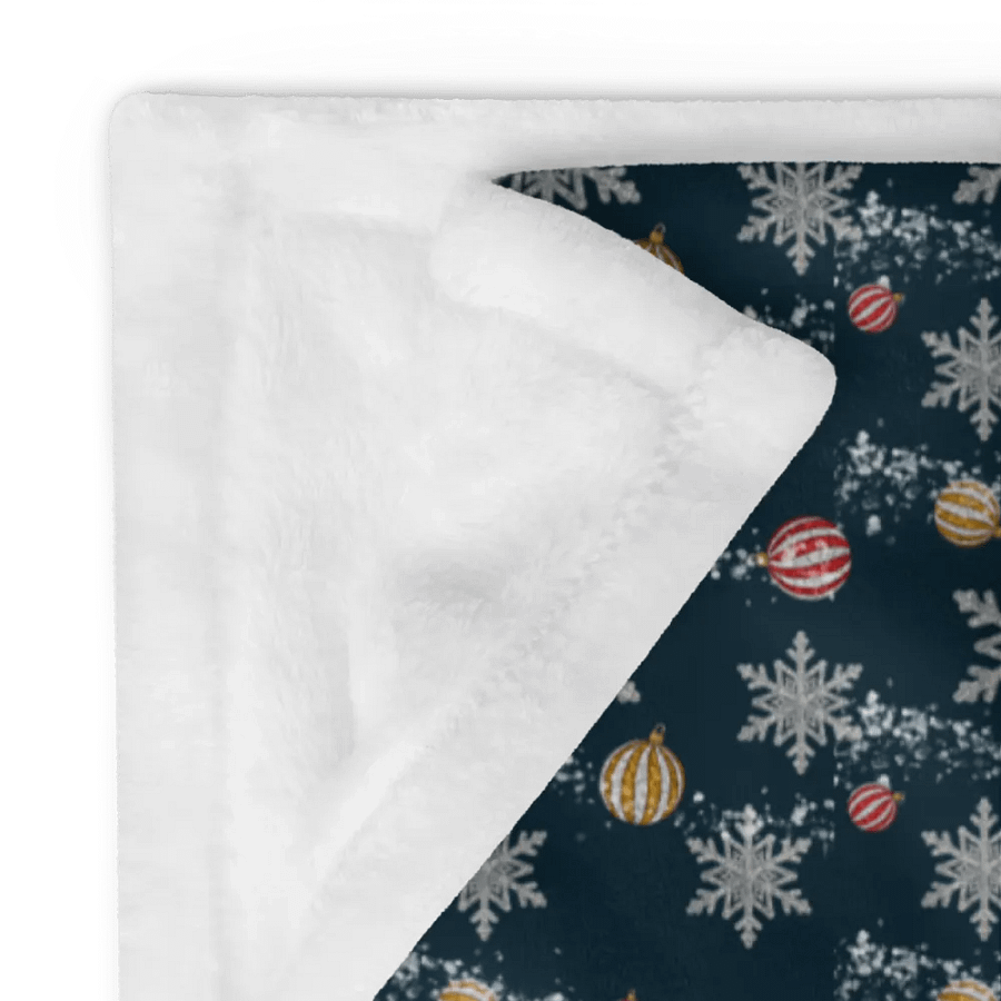 Navy Winter Confetti Blanket product image (12)