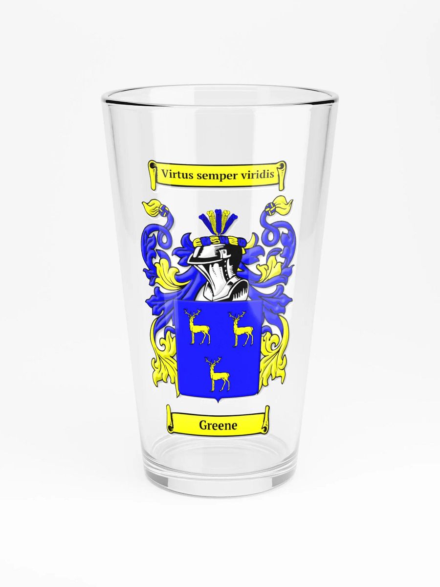 Greene Family Crest - Shaker Pint Glass product image (3)