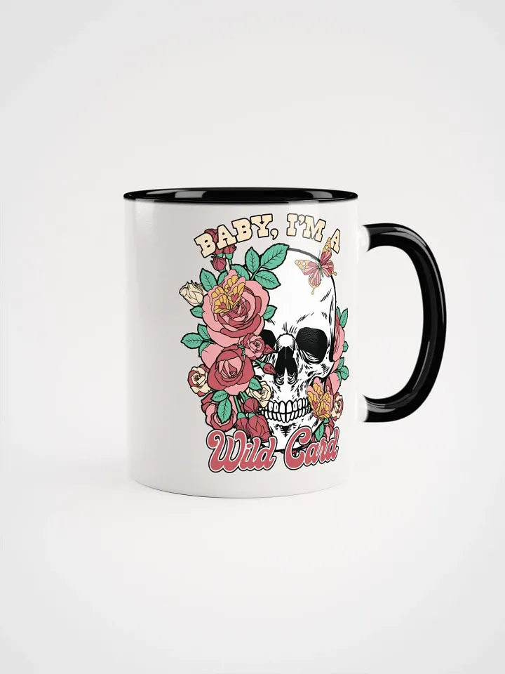 Wild Card Skull Accent Mug product image (1)