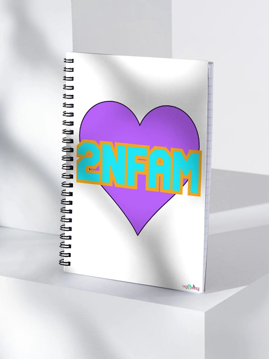 2NFAM Heart Notebook product image (3)