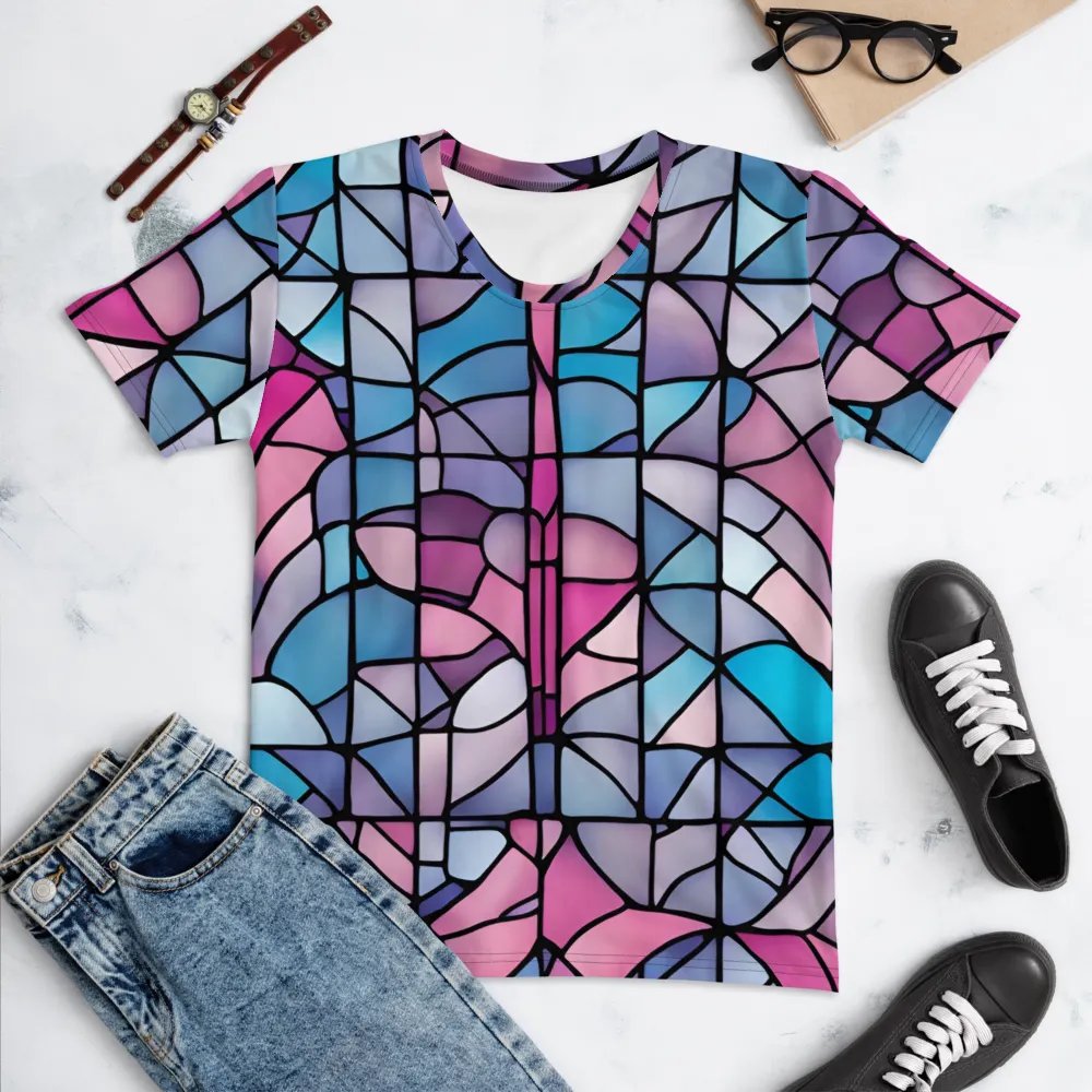 Symmetrical Stained Glass Dreams Women's T-Shirt product image (10)