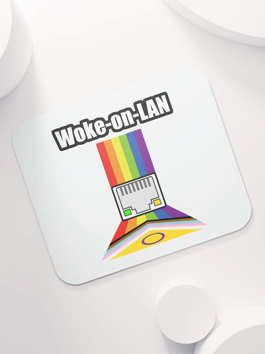 Woke on LAN Mouse Pad (White) product image (7)