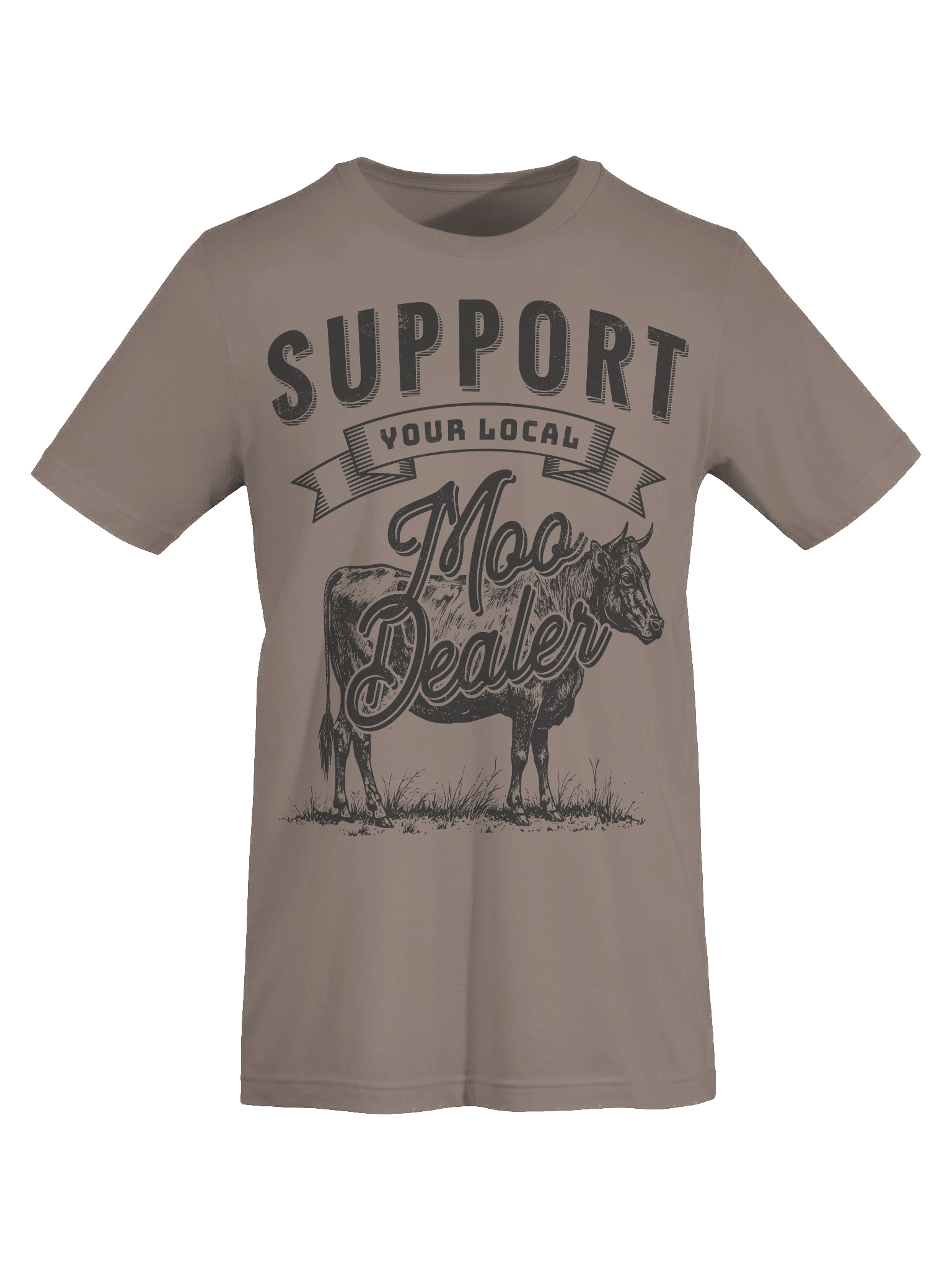 "Support Your Local Moo Dealer" Bella T-Shirt product image (18)