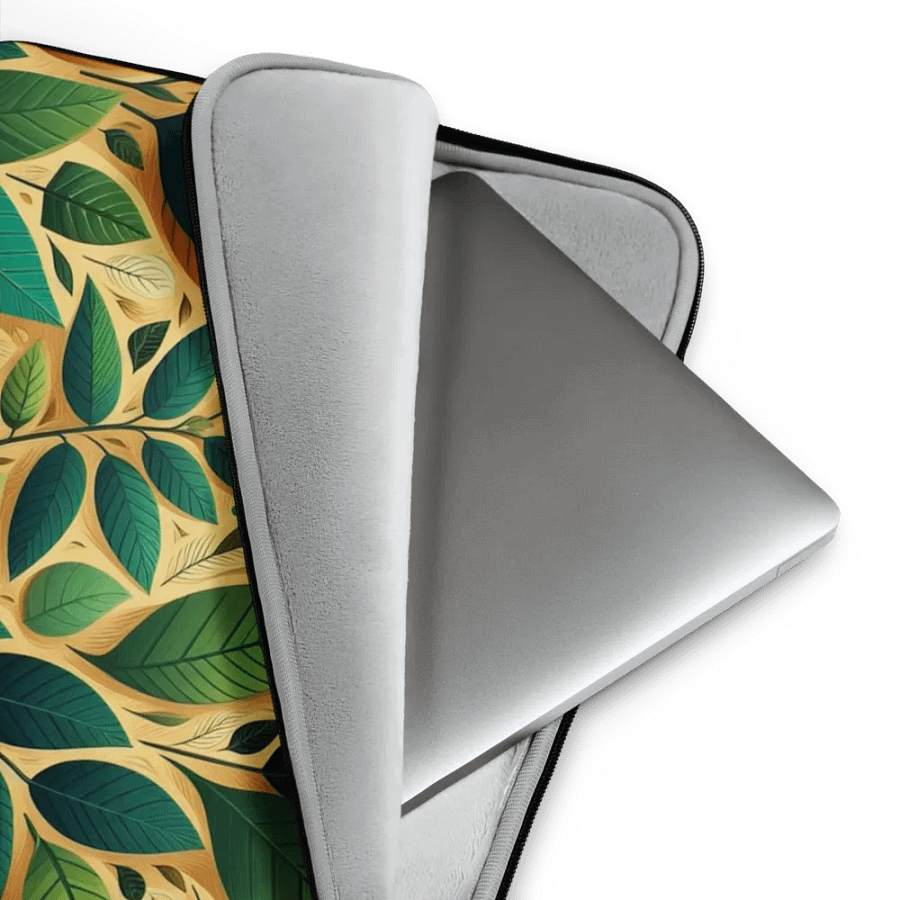 Leafy Luxe Laptop Sleeve product image (3)