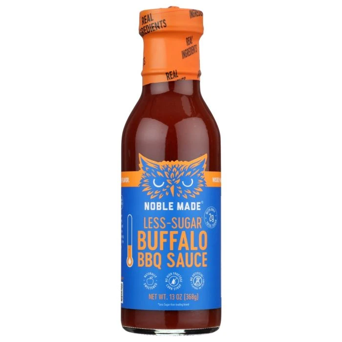 Nobale Made Less Sugar Buffalo BBQ Sauce product image (1)