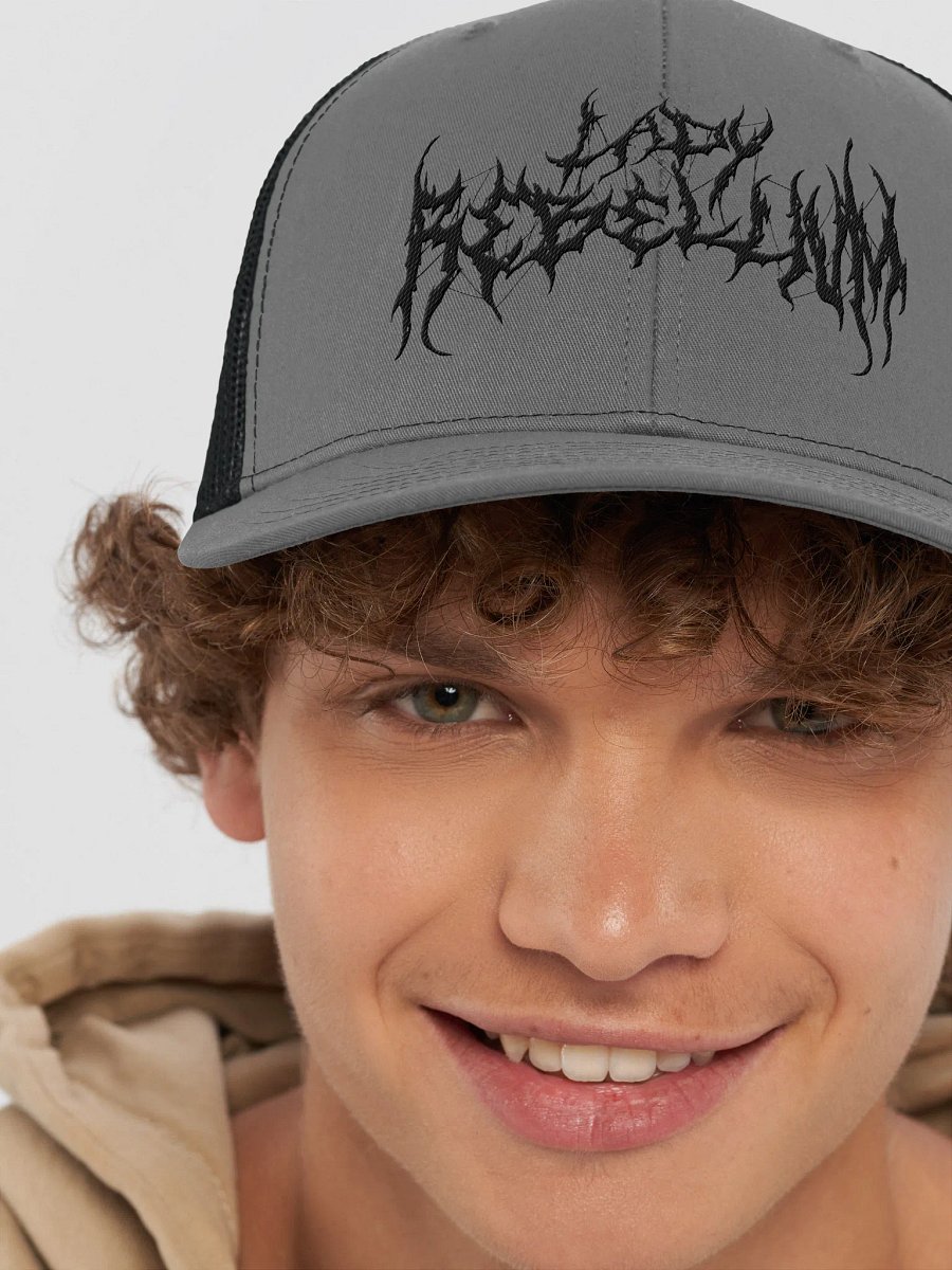 Death Metal Trucker Hat (Embroidered) product image (8)