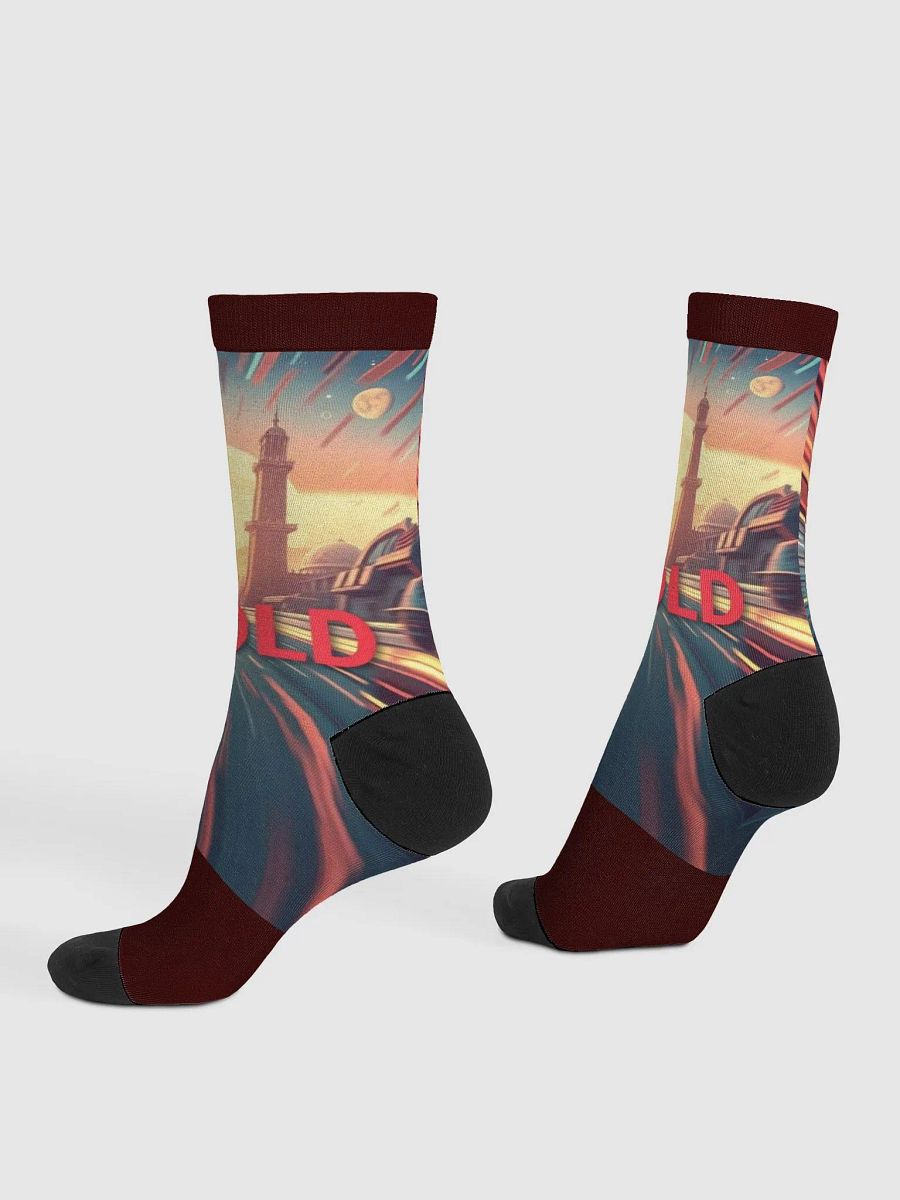 Radiant Sunburst Sustainable Crew Socks product image (3)