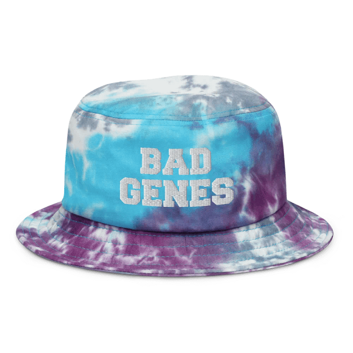 Bad Genes tie dye bucket hat product image (1)