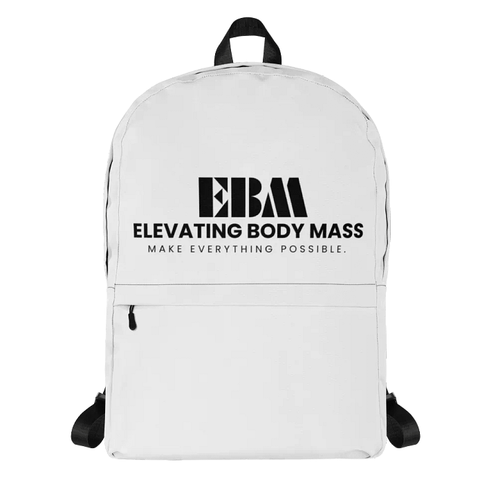 EBM BackPack (Black Logo) product image (1)