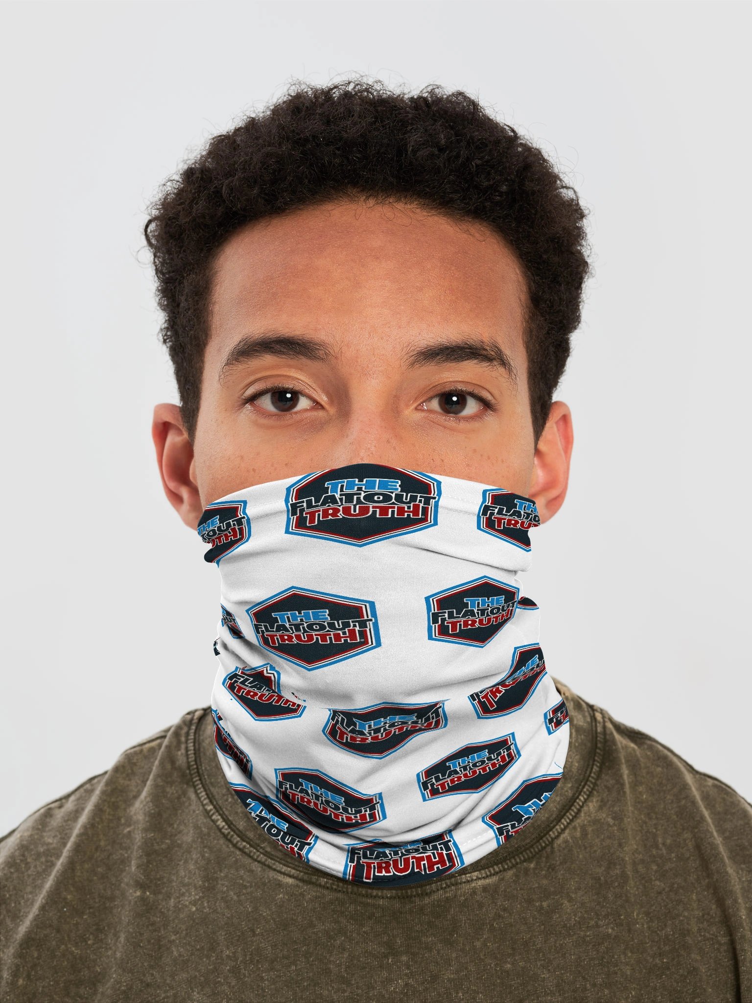 TFOT Blue Hex Neck Gaiter product image (2)