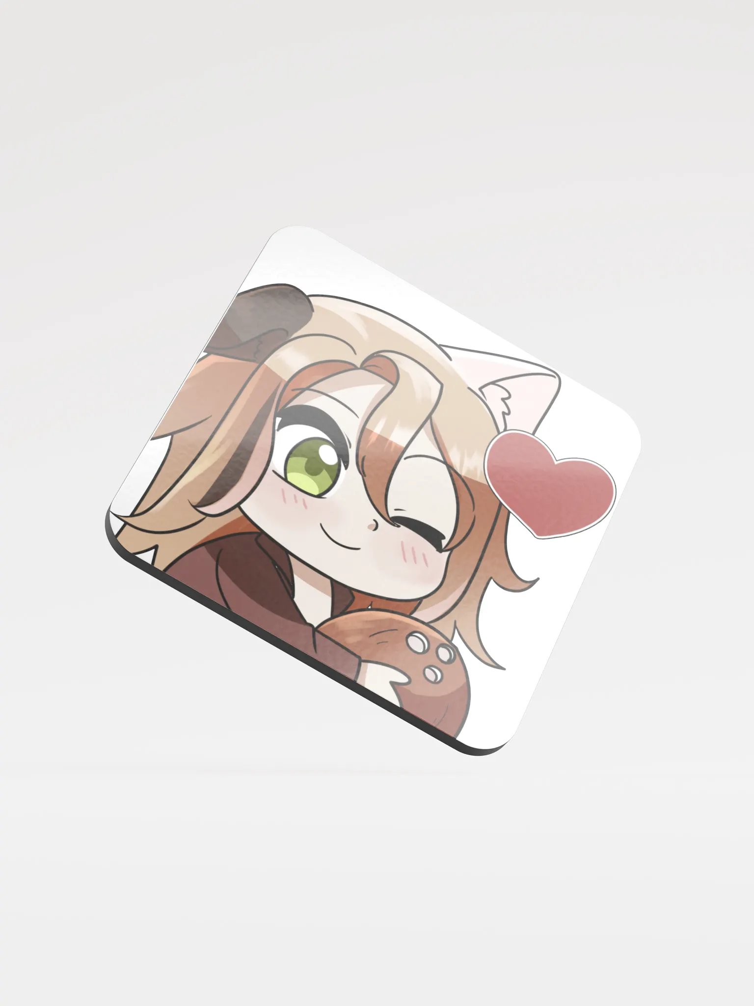 coconut love emote coaster product image (1)