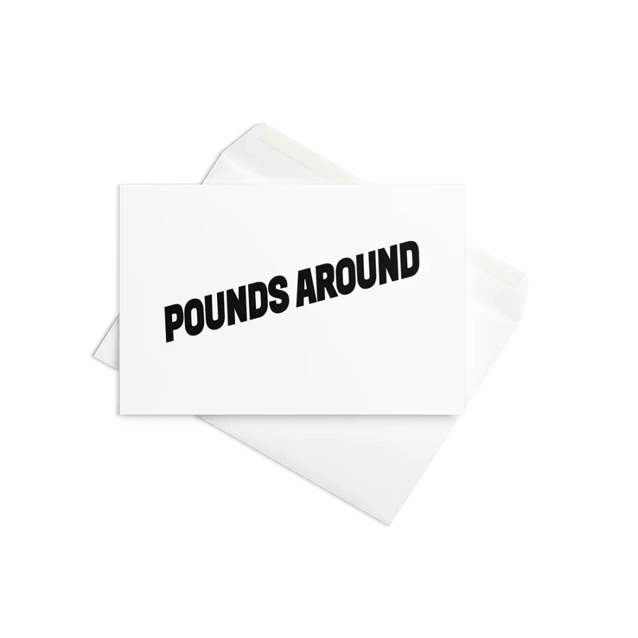POUNDS AROUND GIFT CARD product image (11)
