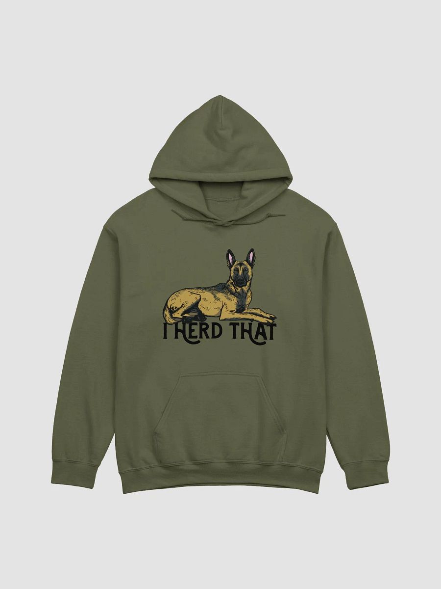 I Herd That Hooded Sweatshirt of a Belgian Malinois | Funny Hoodie for Belgian Malinois and Herding Dog Paw-Rents product image (13)