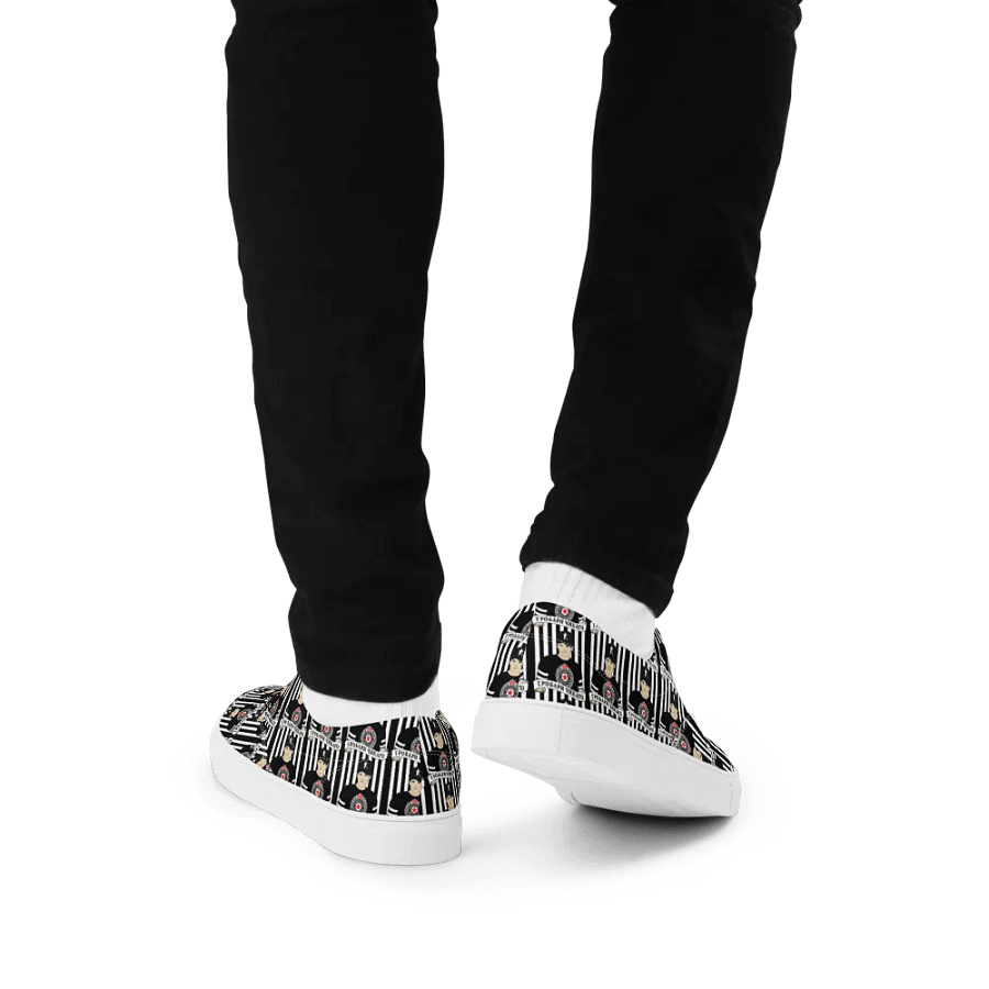 Grobari Čikago KK Partizan Men's Lace-Up Canvas Shoes product image (12)