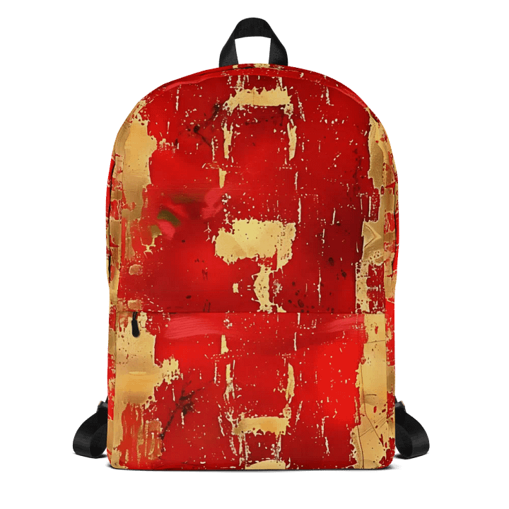 Ethereal Red and Gold All-Over Print Backpack product image (1)