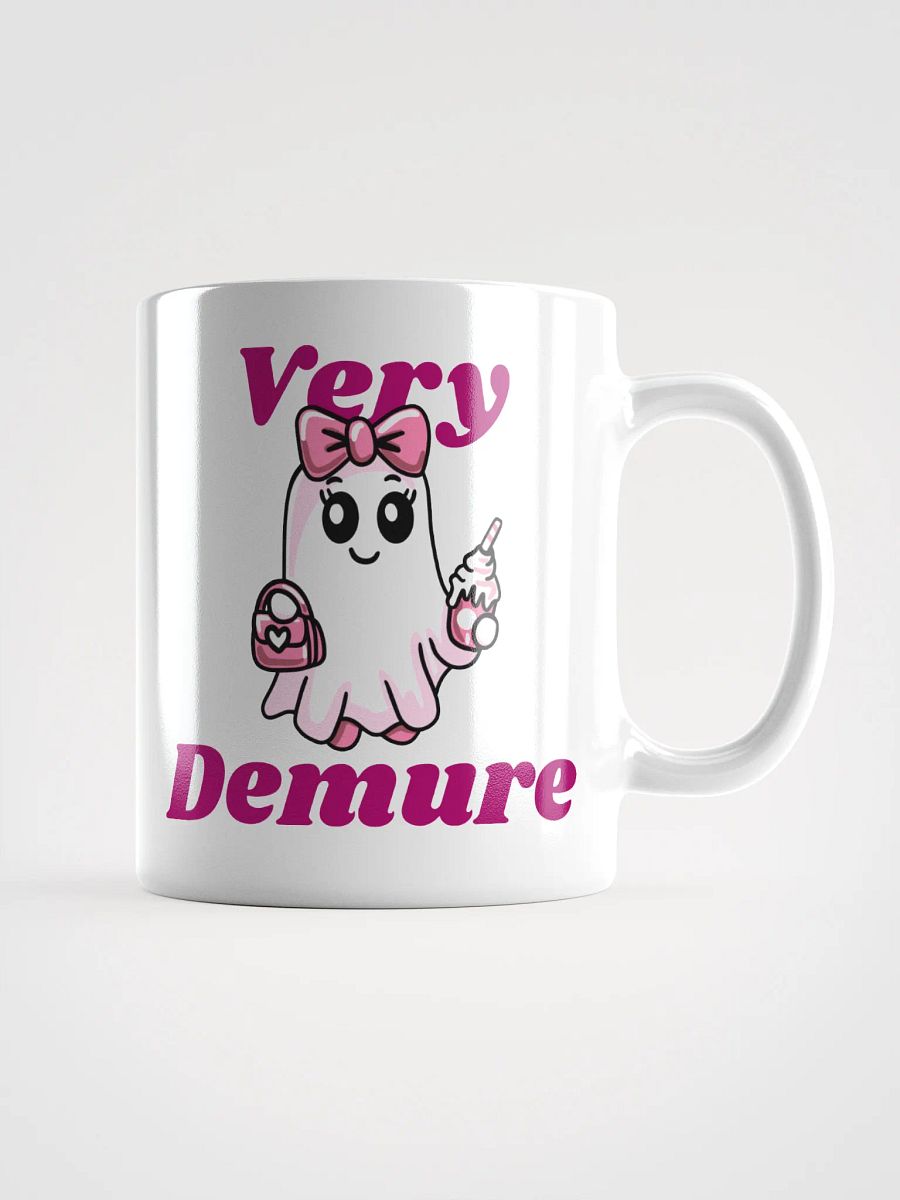 Very Demure Cute Ghost Right Hand Heat-resistant Ceramic Mug product image (2)