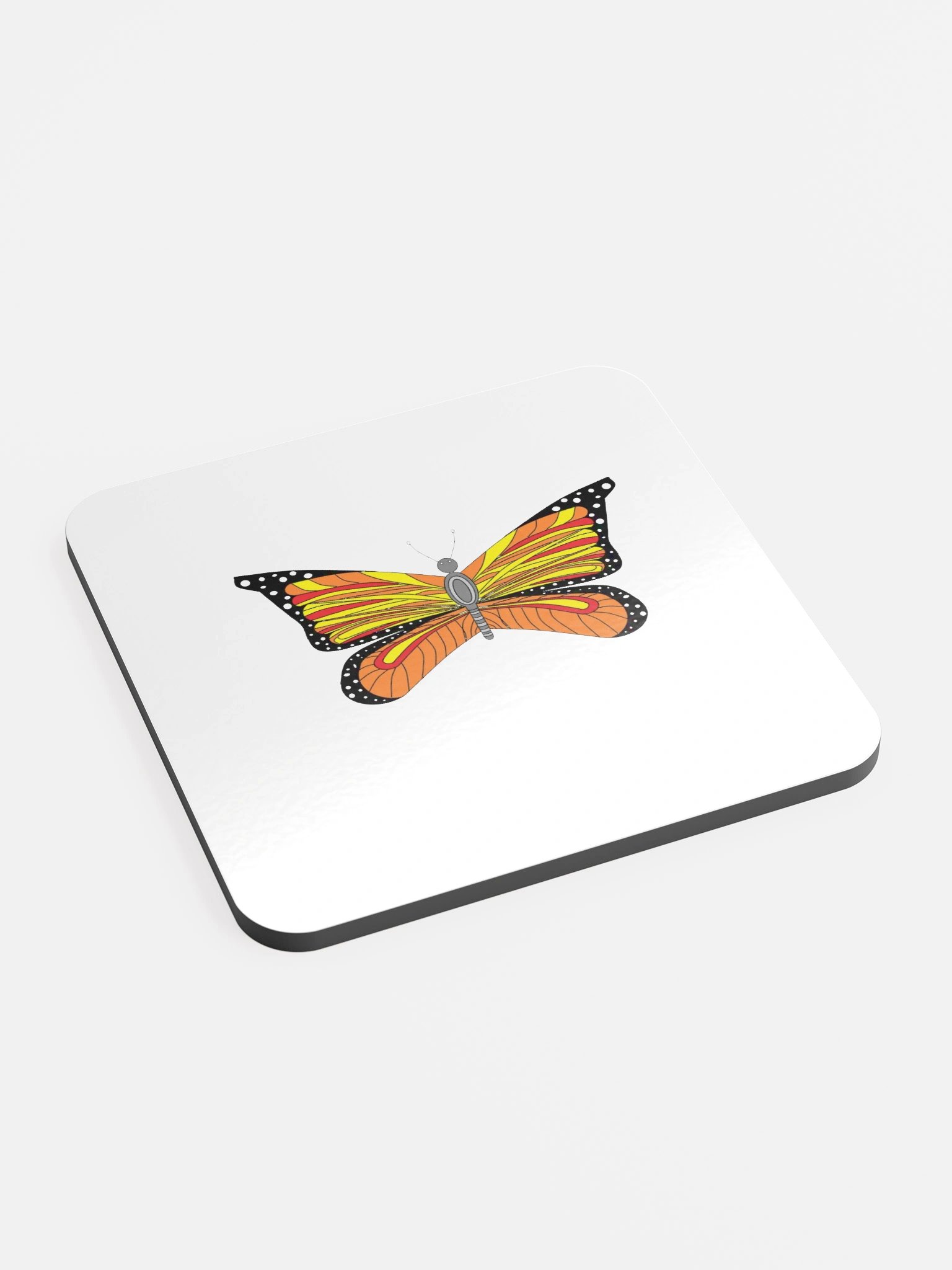 Vibrant Butterfly Glossed Coaster product image (2)
