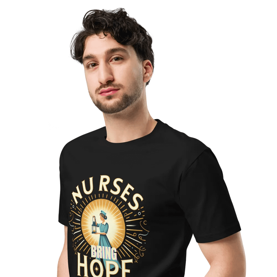Radiant Hope Nurse Lantern T-Shirt product image (6)