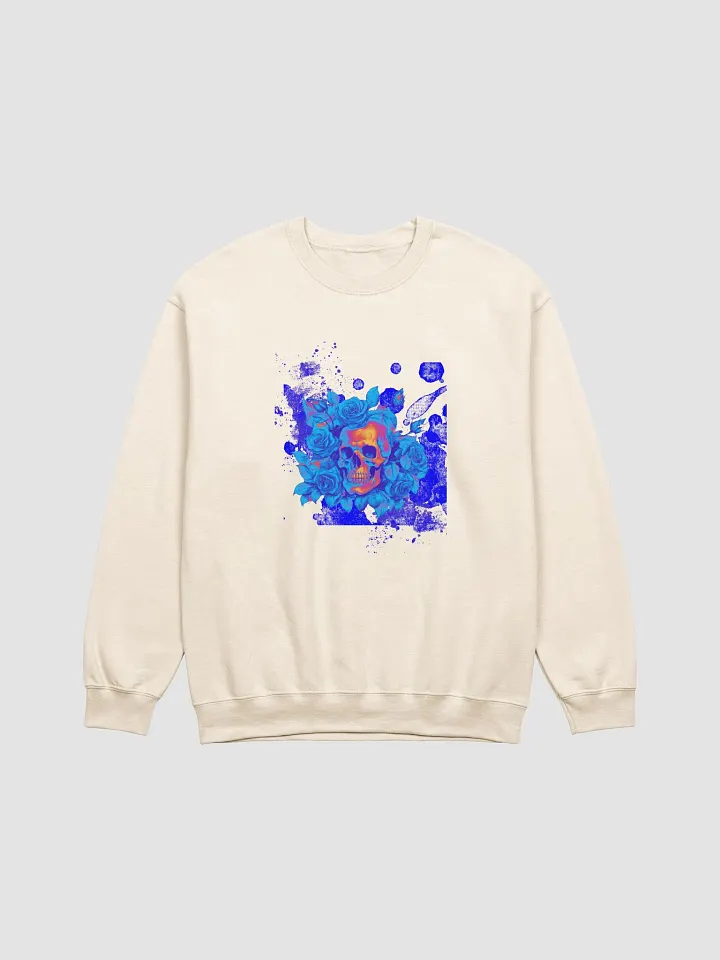 Blue Orchid Skull Premium Unisex Sweatshirt product image (37)