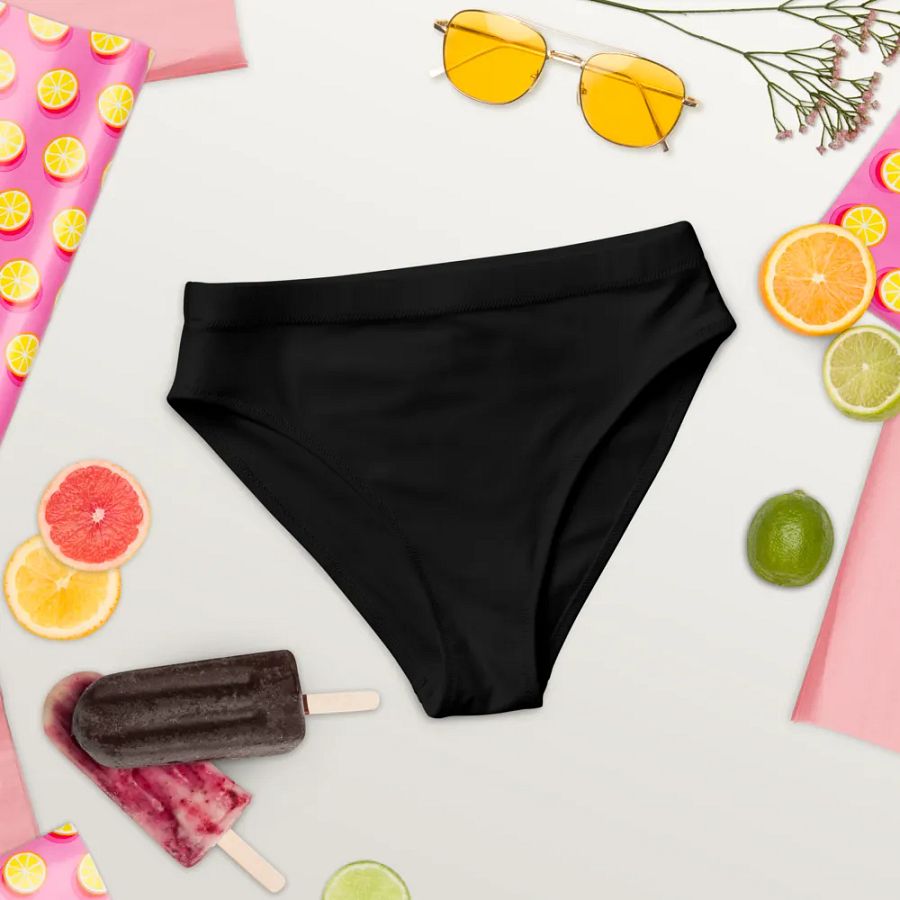 Default All-Over Print Recycled High Waisted Bikini Bottom product image (11)