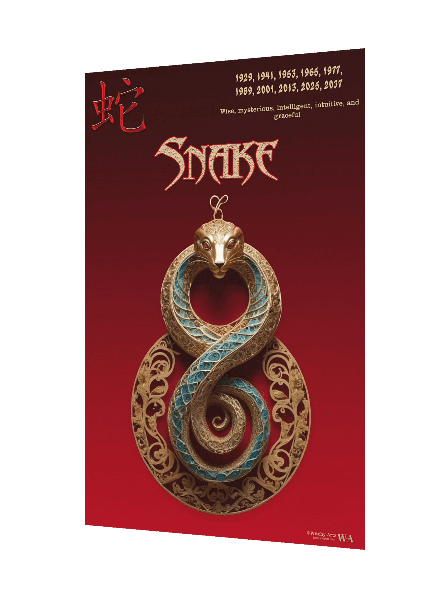 Chinese Zodiac Poster - SNAKE product image (8)