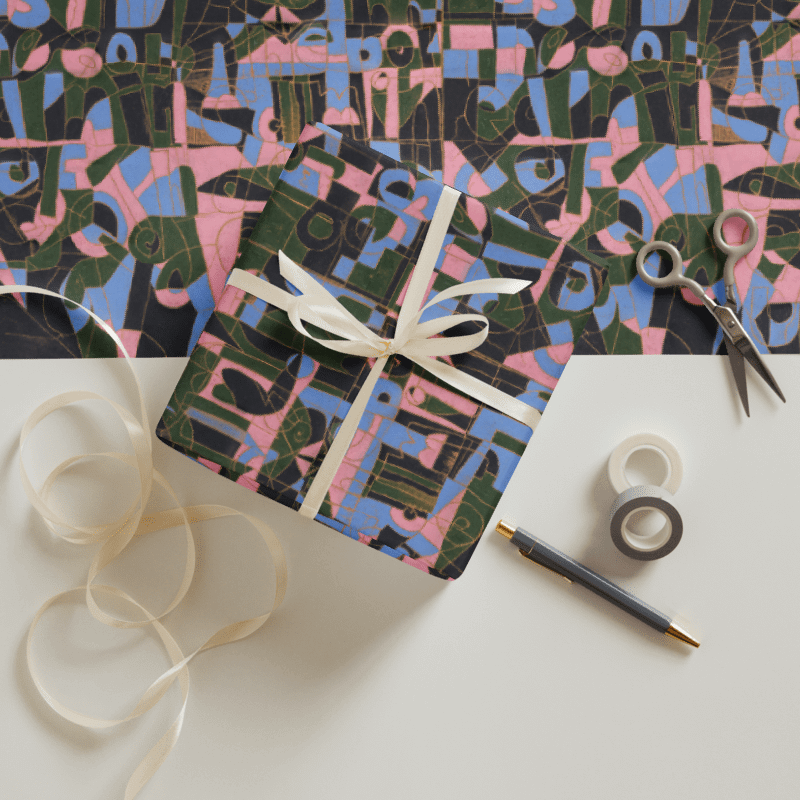 Three Sheets of Nic & Sloy Wrapping Paper product image (6)