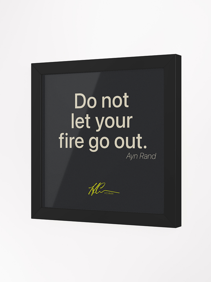 Ayn Rand Q2 - Framed Poster product image (2)