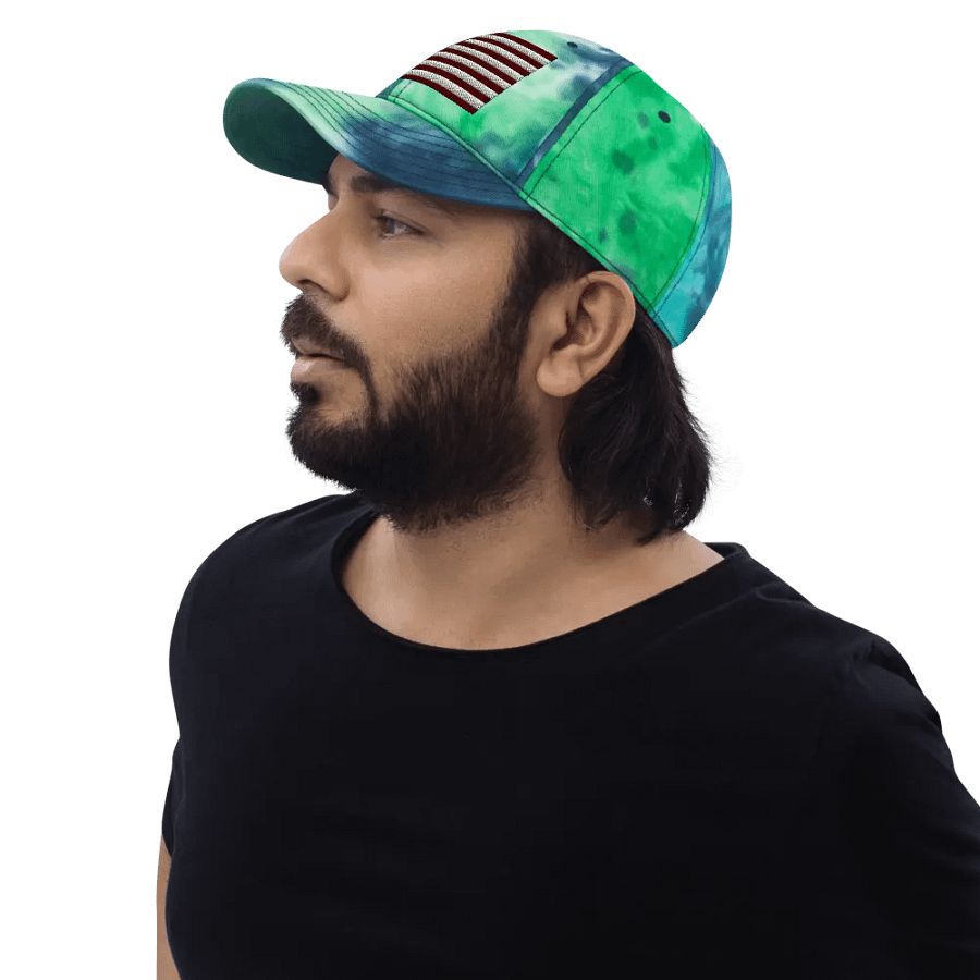 US Flag Sportsman Tie Dye Hat product image (10)