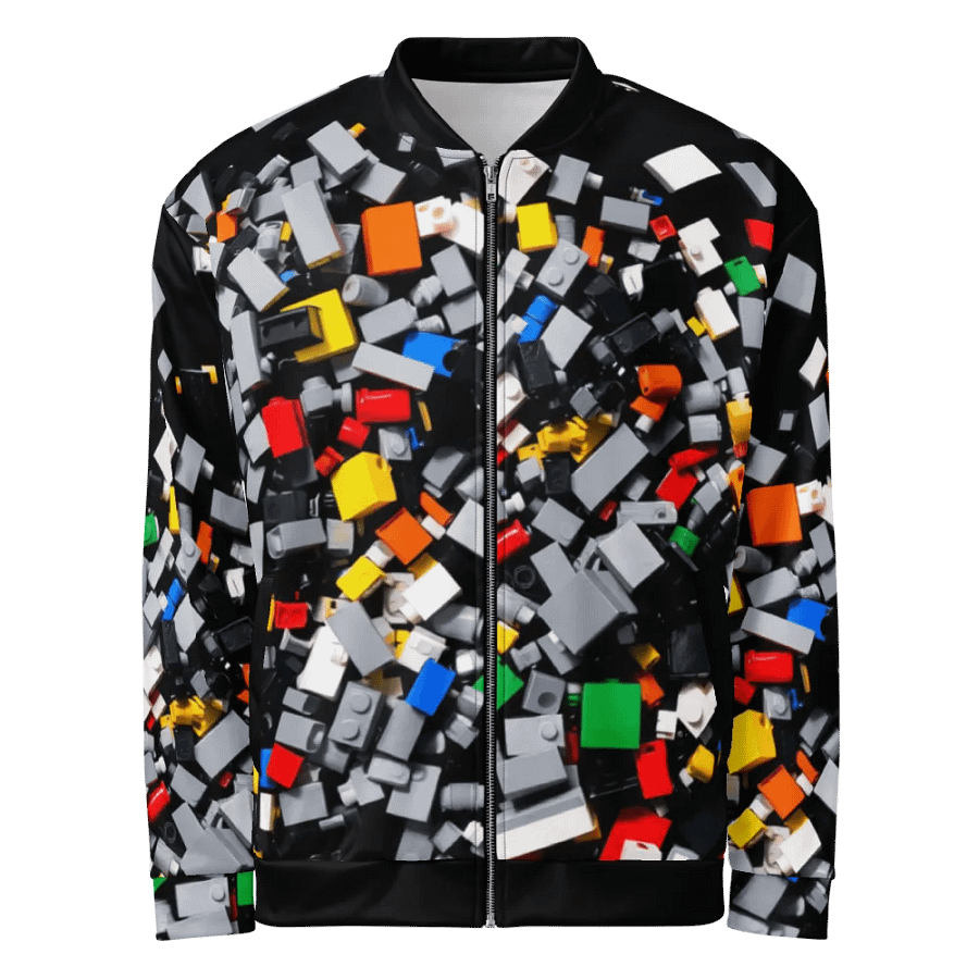 Colorful Chaos: The World of Imagination Bomber Jacket product image (1)