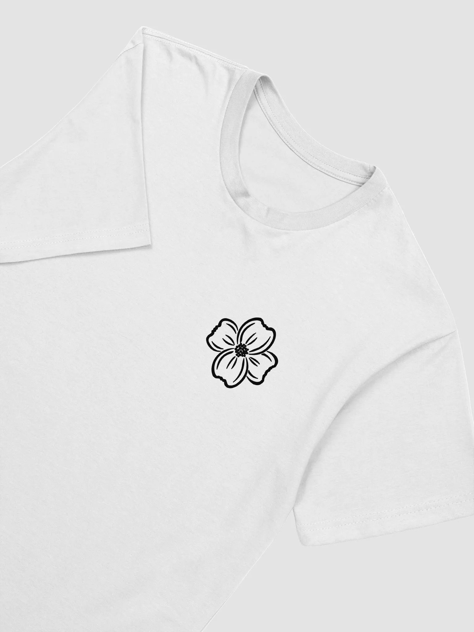 Logo white comfy tee product image (3)