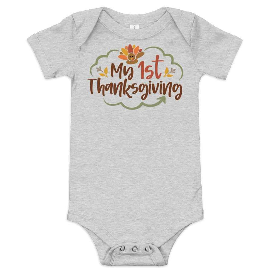 My 1st Thanksgiving Baby One-Piece product image (1)