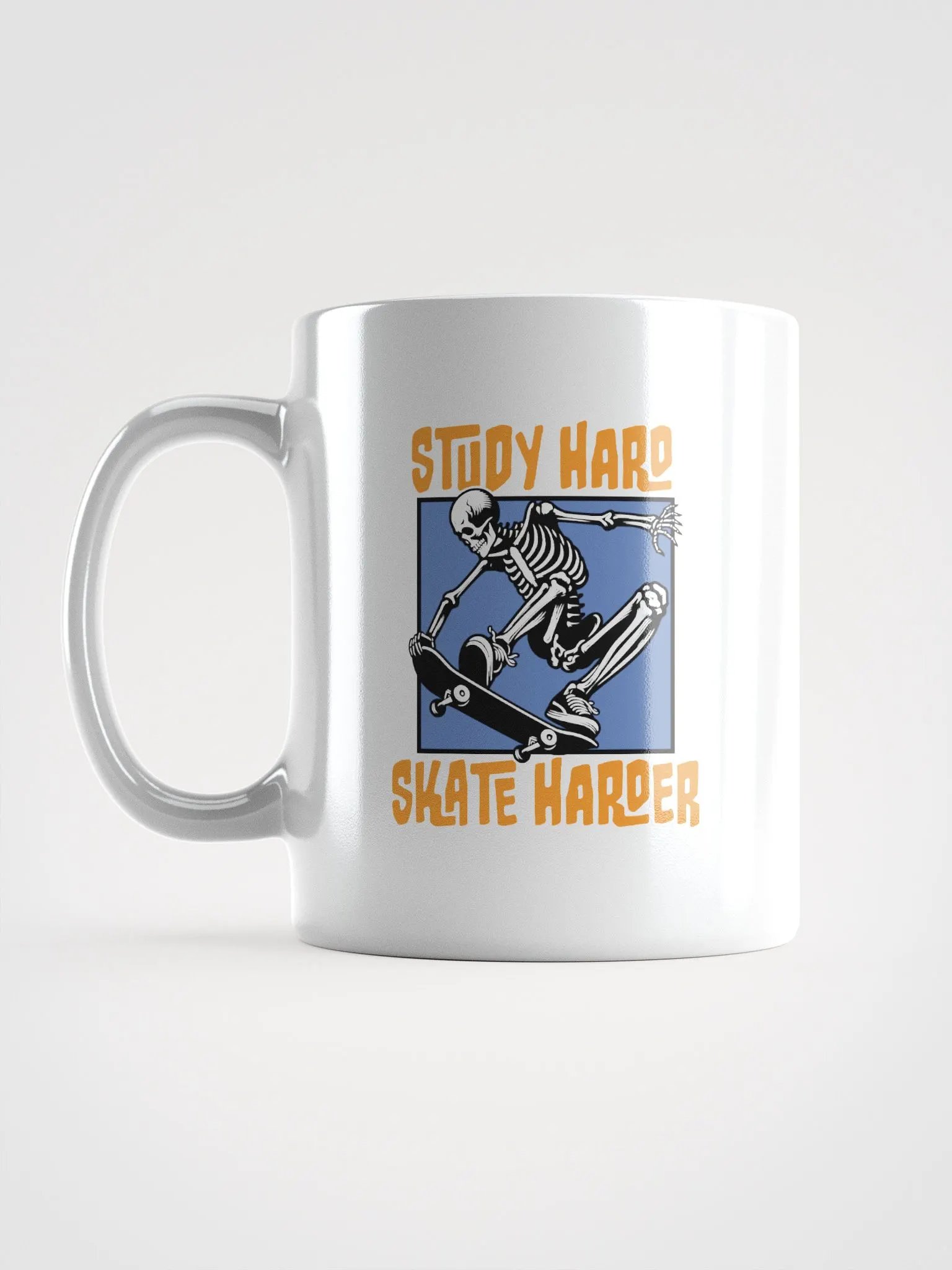 Study Hard, Skate Harder – The Ultimate Skater Coffee Mug product image (5)