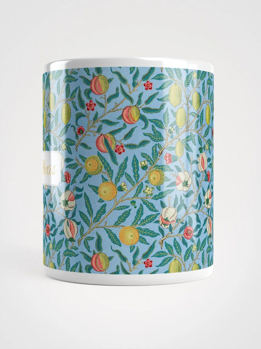 Personalized Four Fruits Pattern White Glossy Mug product image (5)