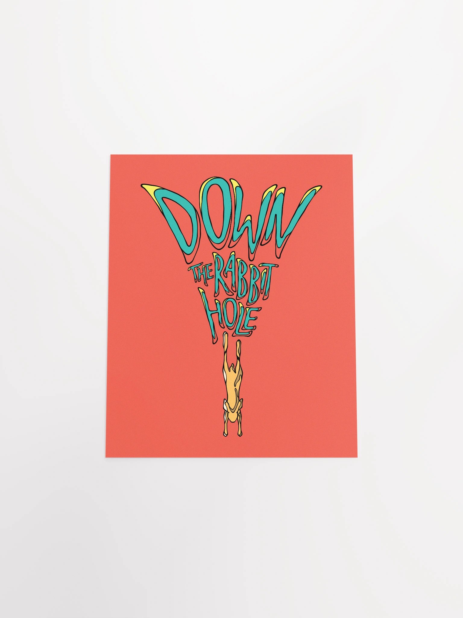 Down the Rabbit Hole - Rectangle Matte Paper Poster product image (4)