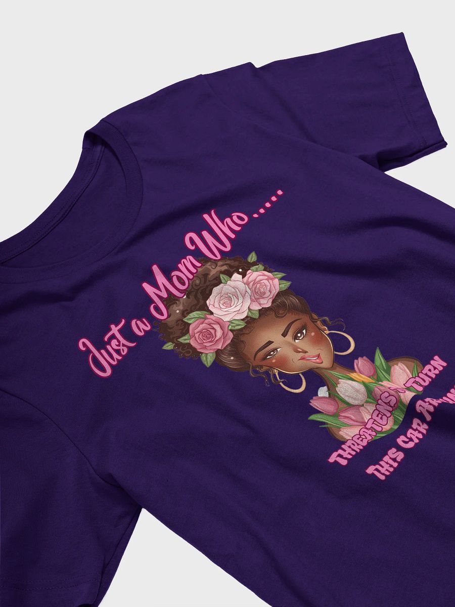 Floral Mom's Threat to turn around the car T-Shirt product image (3)