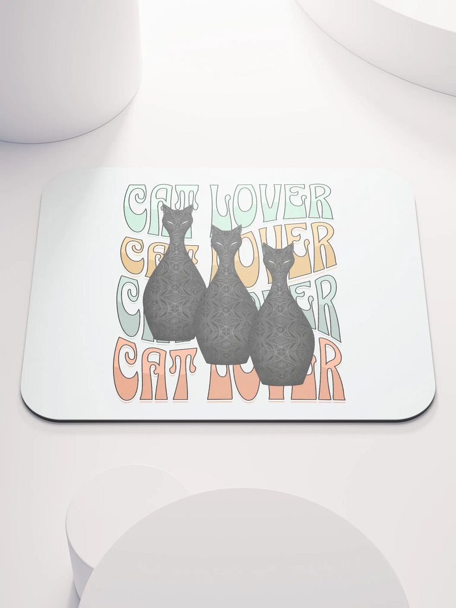 Cat Lover Whimsical Mouse Pad product image (1)