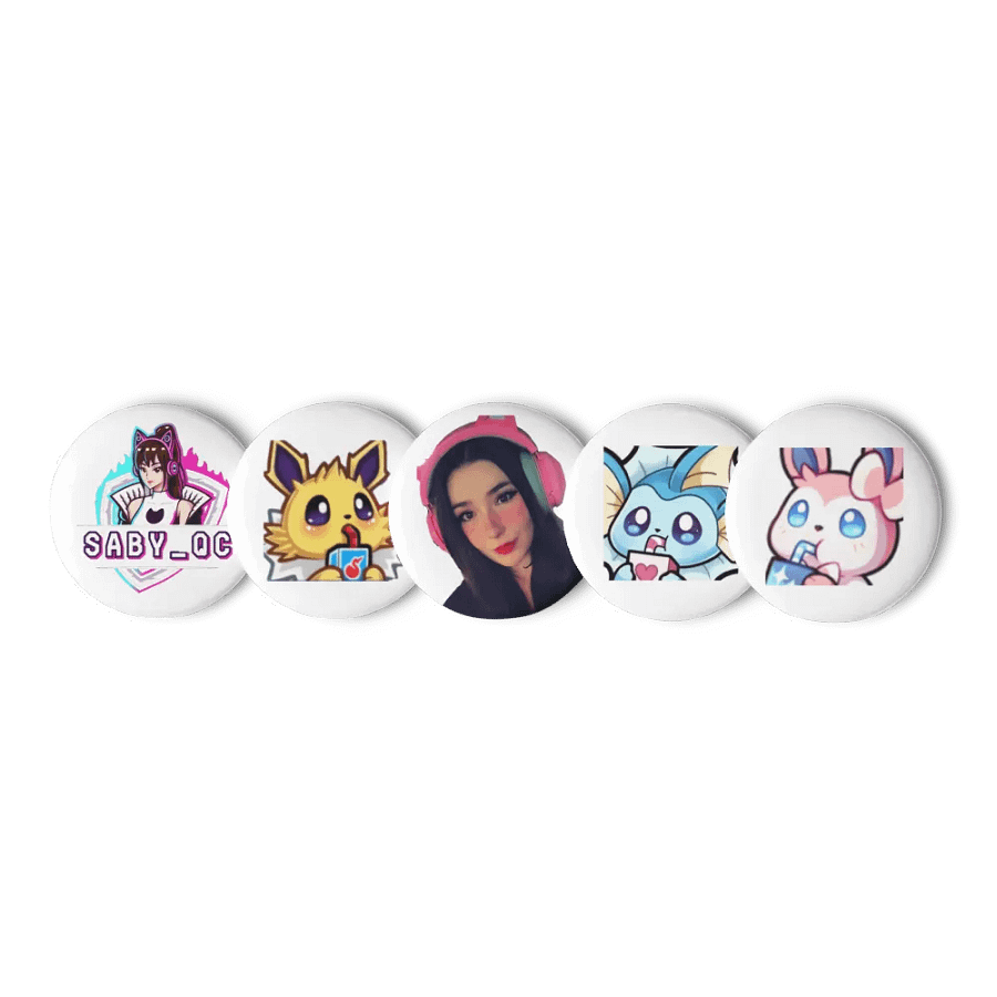 Flameheart SABY_QC Pin Button Set product image (3)