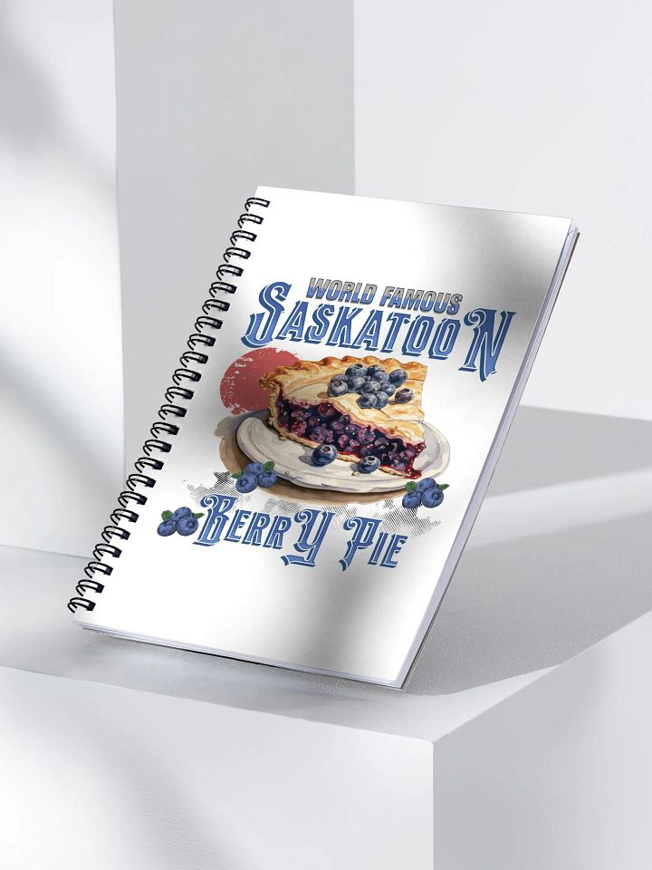 Saskatoon Berry Pie Spiral Notebook product image (2)
